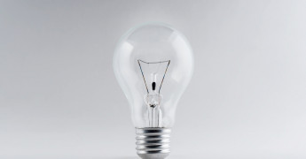 Light bulb, innovation, eureka