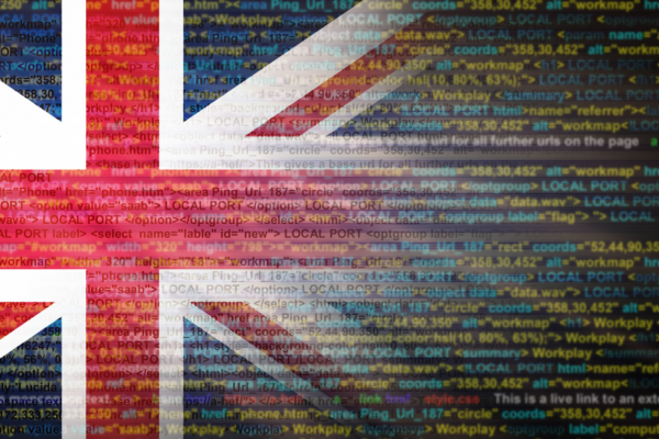 UK flag digital