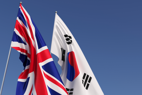 UK, South Kore flag