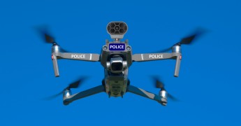 Police surveillance drones, uncrewed aerial vehicles (UAVs)
