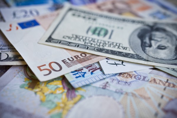 Money, pound euro dollar