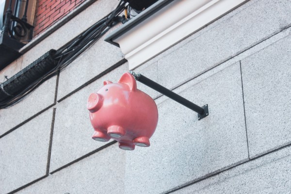 Piggy bank, savings