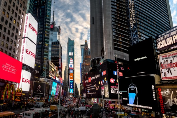 Time square, advertising