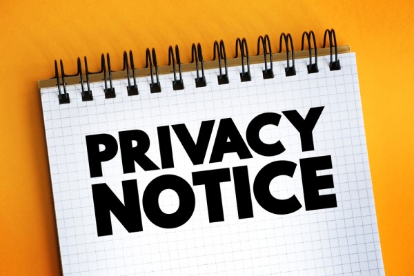 Privacy notice, transparency, accountability