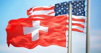 Swiss, US flag